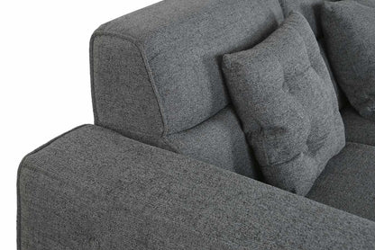 Sofa Poliester Madera 231X170X82 Modular