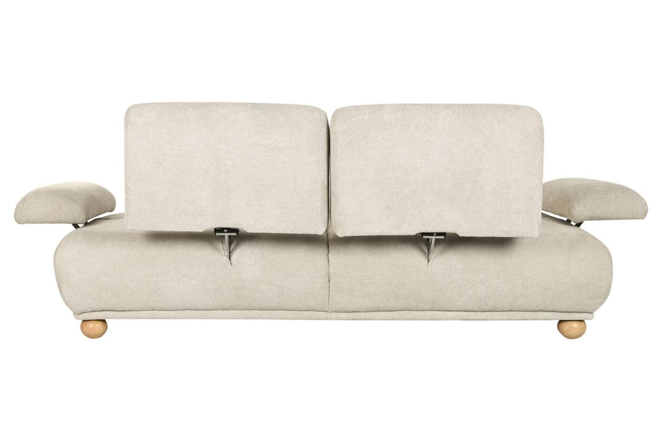 Sofa Poliester 245X125X95 Respaldo Y Brazos Abatib