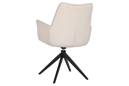 Silla Metal Poliester 58X46X92 Beige