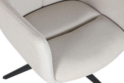 Silla Metal Poliester 58X46X92 Beige