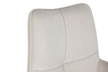 Silla Metal Poliester 58X46X92 Beige