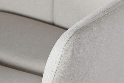 Silla Metal Poliester 58X46X92 Beige