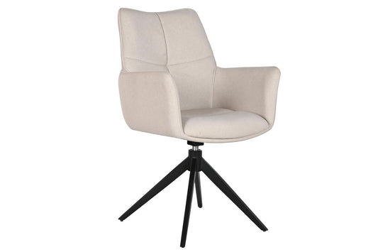 Silla Metal Poliester 58X46X92 Beige