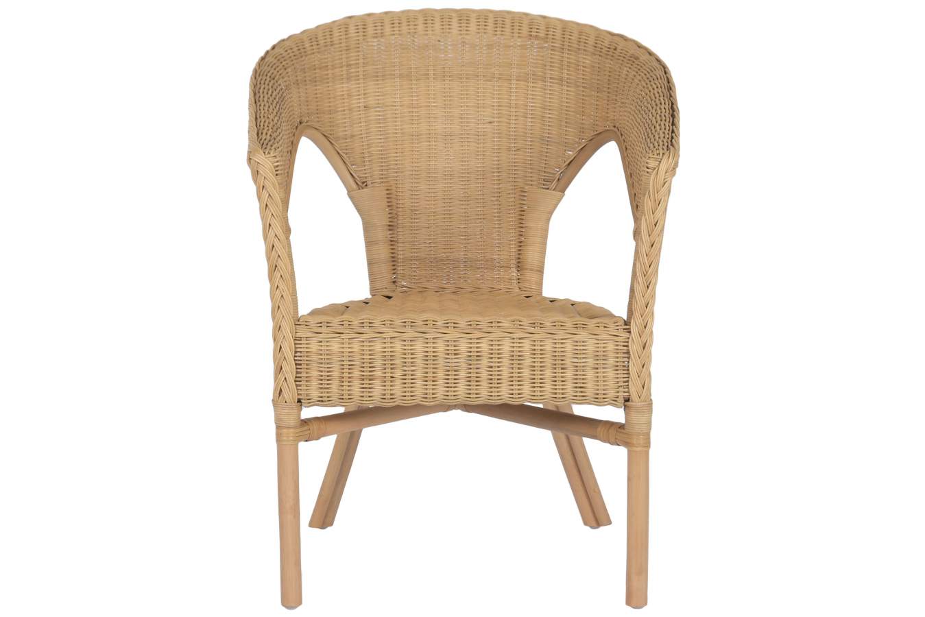 Silla Ratan 60X60X78 Natural