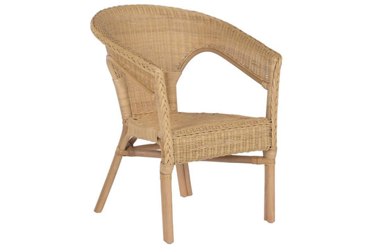 Silla Ratan 60X60X78 Natural