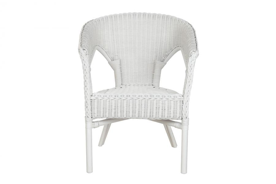 Silla Ratan 60X60X78 Blanco
