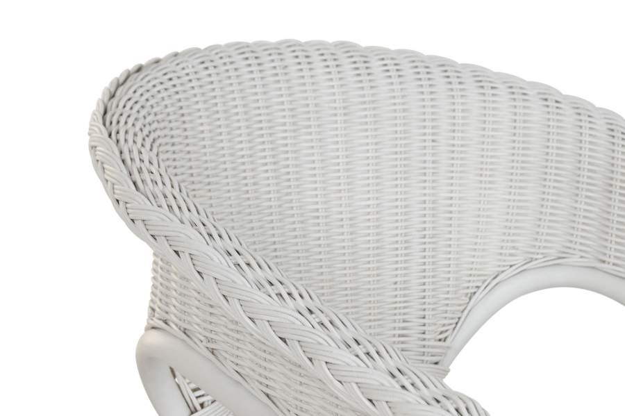 Silla Ratan 60X60X78 Blanco