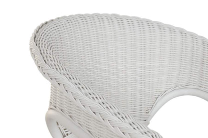 Silla Ratan 60X60X78 Blanco