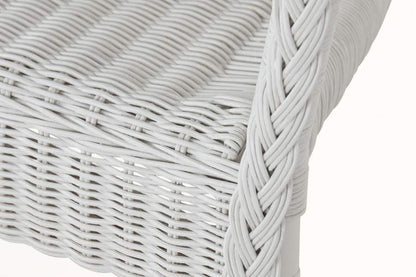 Silla Ratan 60X60X78 Blanco