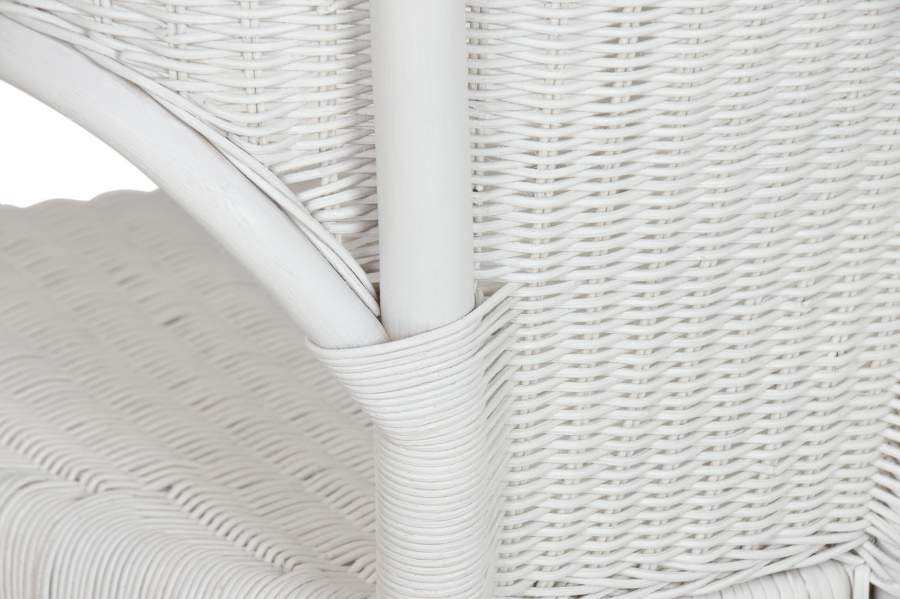 Silla Ratan 60X60X78 Blanco