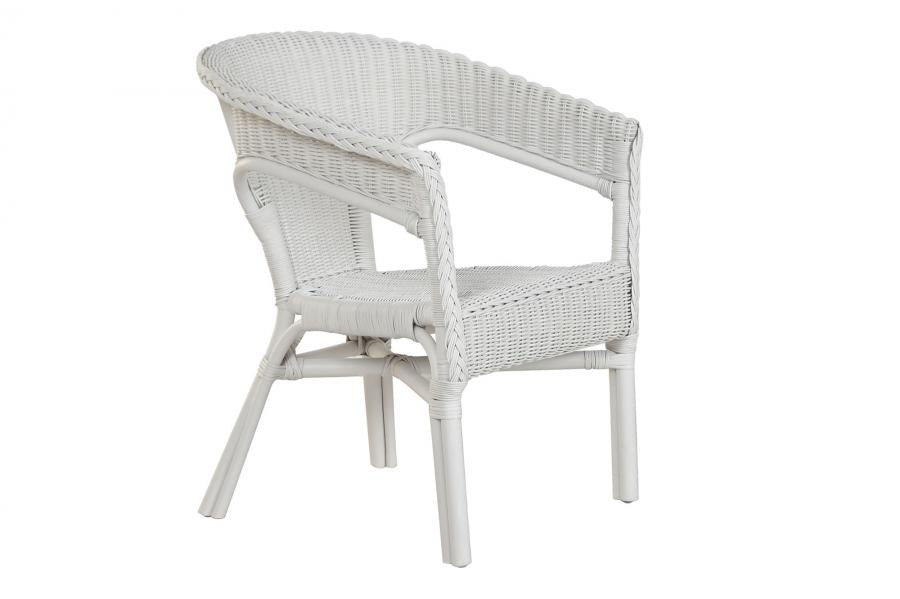 Silla Ratan 60X60X78 Blanco