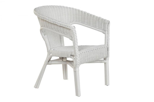 Silla Ratan 60X60X78 Blanco