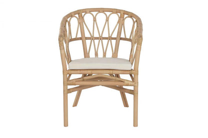 Silla Ratan Poliester 50X56X77 Natural