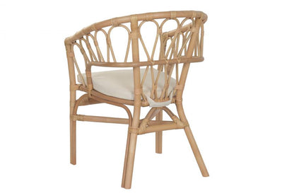 Silla Ratan Poliester 50X56X77 Natural