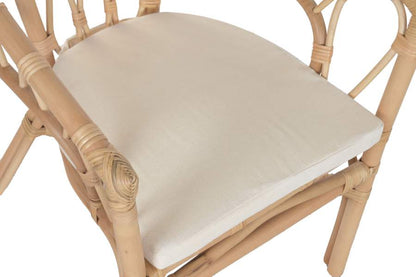 Silla Ratan Poliester 50X56X77 Natural