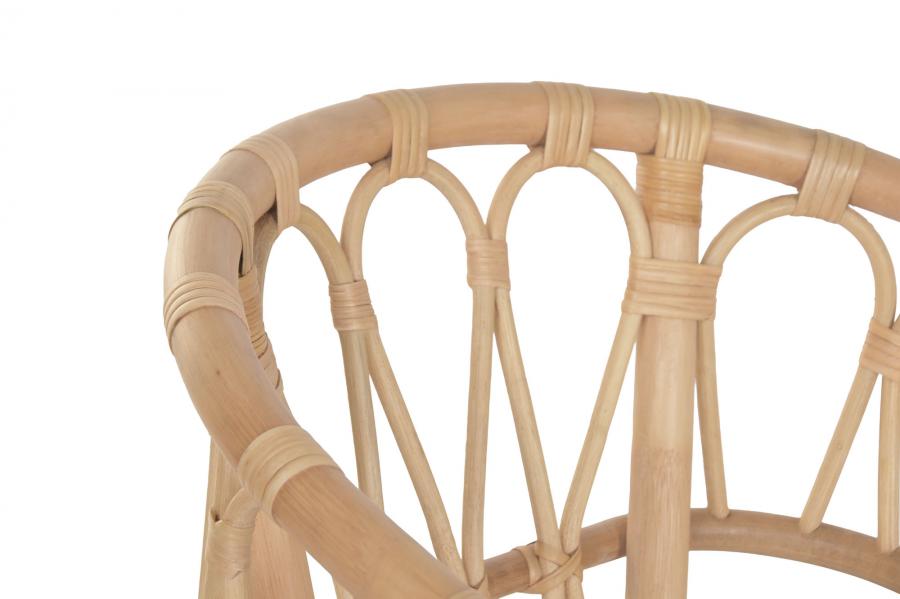 Silla Ratan Poliester 50X56X77 Natural