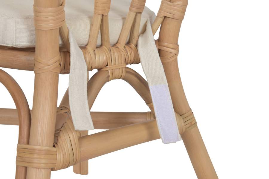 Silla Ratan Poliester 50X56X77 Natural