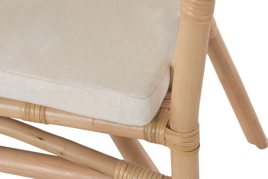 Silla Ratan Poliester 50X56X77 Natural