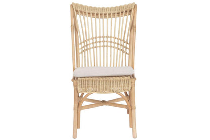 Silla Ratan Poliester 54X67X97 Cojin Beige