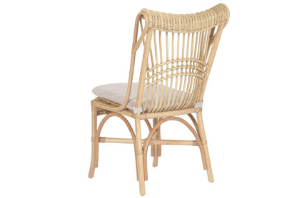 Silla Ratan Poliester 54X67X97 Cojin Beige