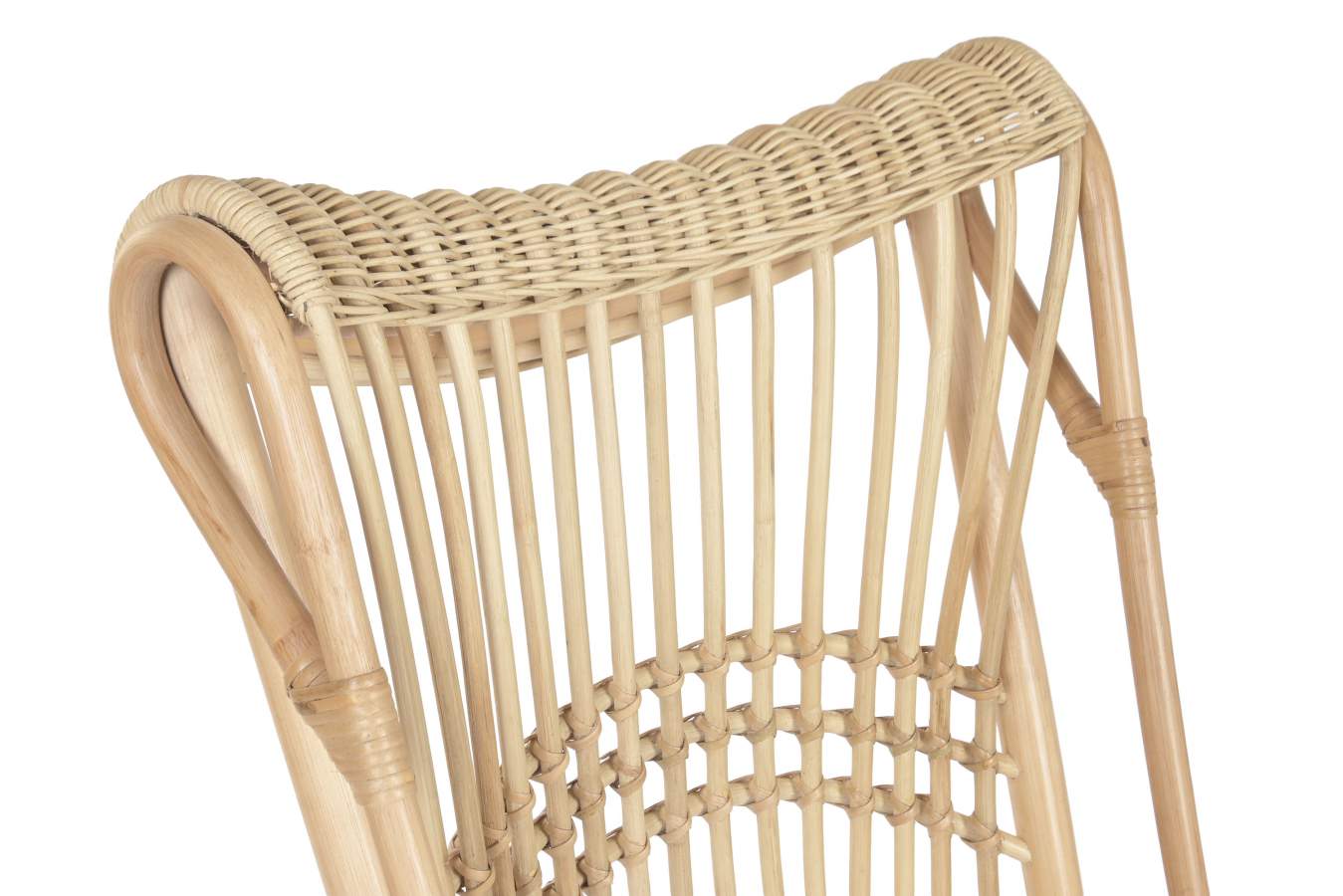 Silla Ratan Poliester 54X67X97 Cojin Beige