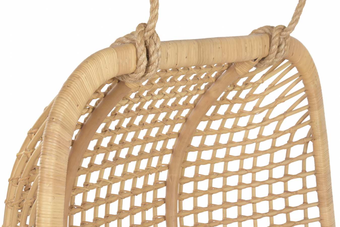Sillon Colgante Ratan Poliester 140X60X120 Natural