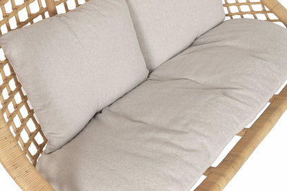 Sillon Colgante Ratan Poliester 140X60X120 Natural