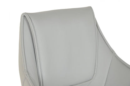 Silla Pu Metal 59X59X83 95 Ruedas Gris