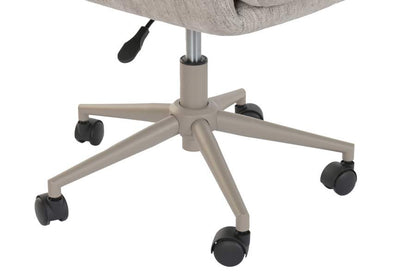 Silla Poliester Metal 60X65X88 98 Ruedas Gris