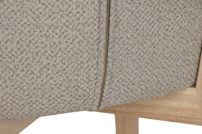 Silla Madera De Hevea Poliester 58X58X79 Marron