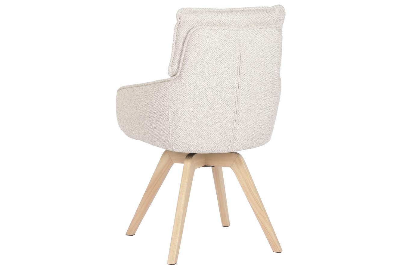 Silla Madera De Hevea Poliester 59X62_5X90 Beige