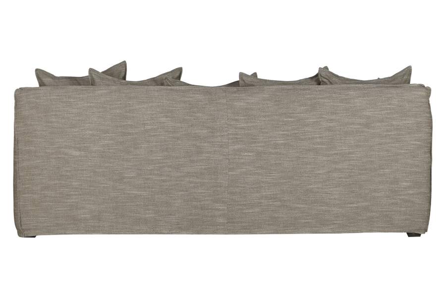Sofa Lino 260X104X90 Con 7 Cojines Verde