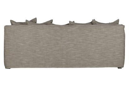 Sofa Lino 260X104X90 Con 7 Cojines Verde