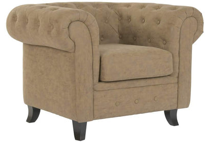 Sillon Madera Pu 110X81X76 Marron