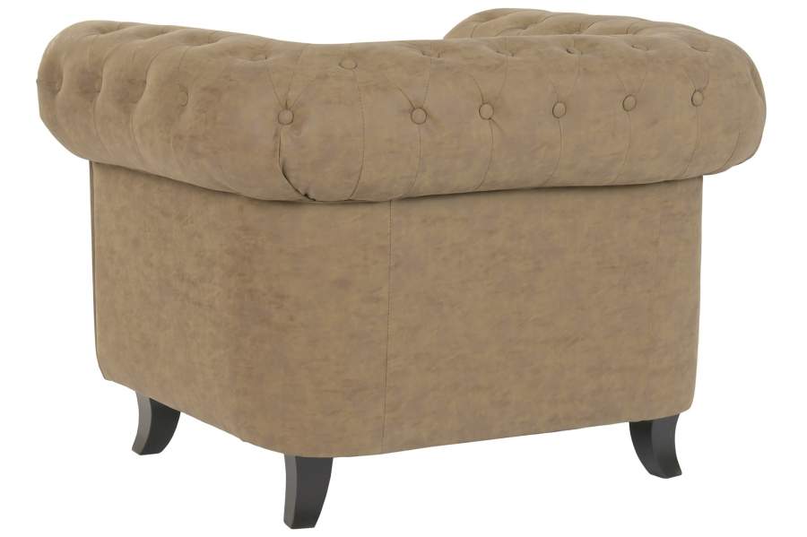 Sillon Madera Pu 110X81X76 Marron