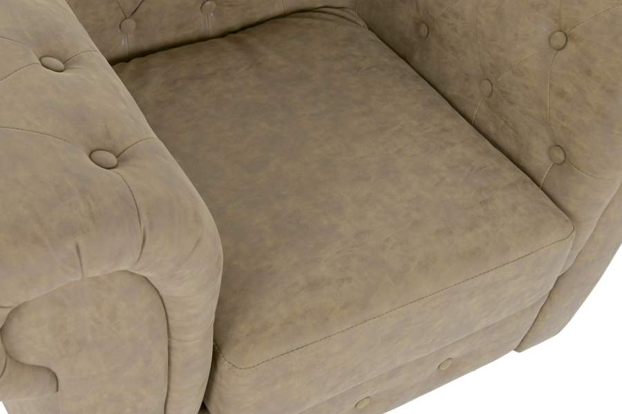 Sillon Madera Pu 110X81X76 Marron