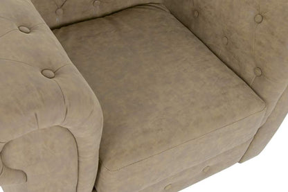 Sillon Madera Pu 110X81X76 Marron