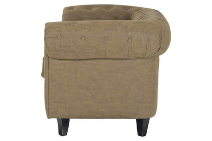 Sofa Madera Pu 160X82X76 Marron