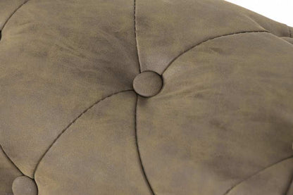 Sofa Madera Pu 160X82X76 Marron