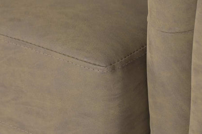 Sofa Madera Pu 160X82X76 Marron
