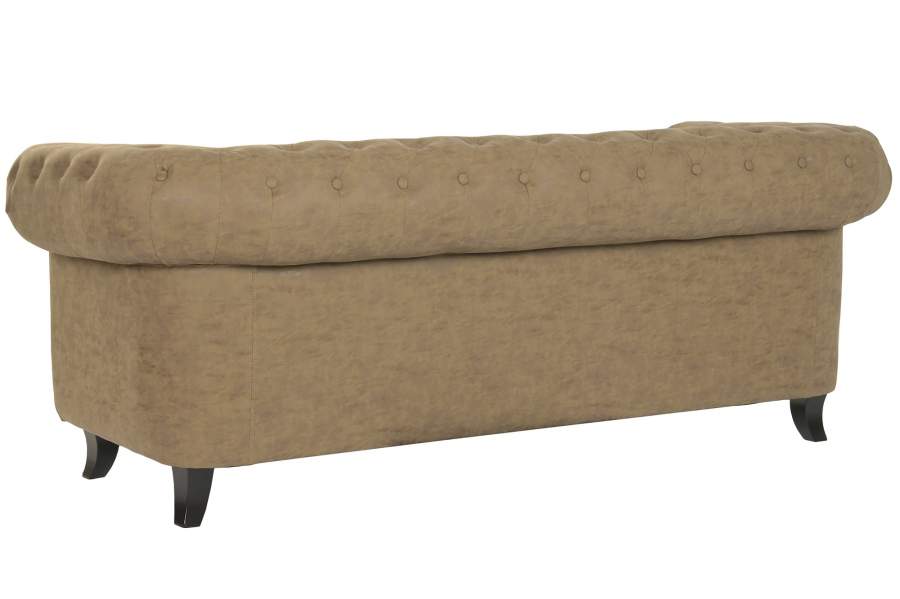Sofa Madera Pu 196X81X76 Marron