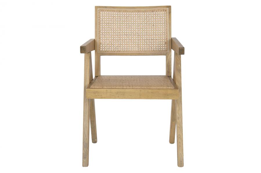Silla Olmo Ratan 56_5X60X86 Rejilla Natural