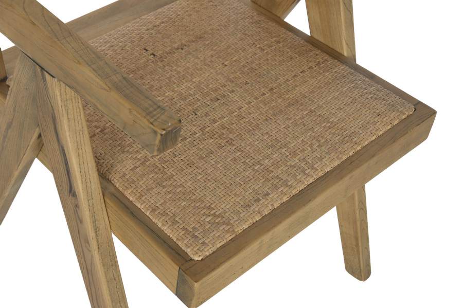 Silla Olmo Ratan 56_5X60X86 Rejilla Natural