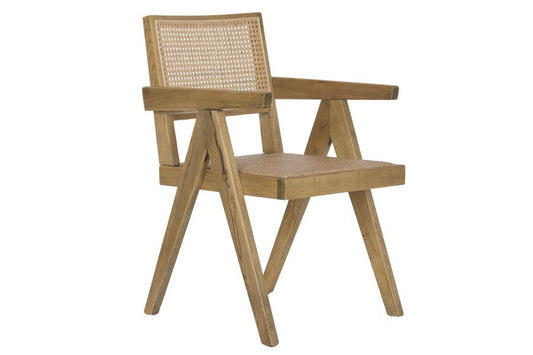 Silla Olmo Ratan 56_5X60X86 Rejilla Natural