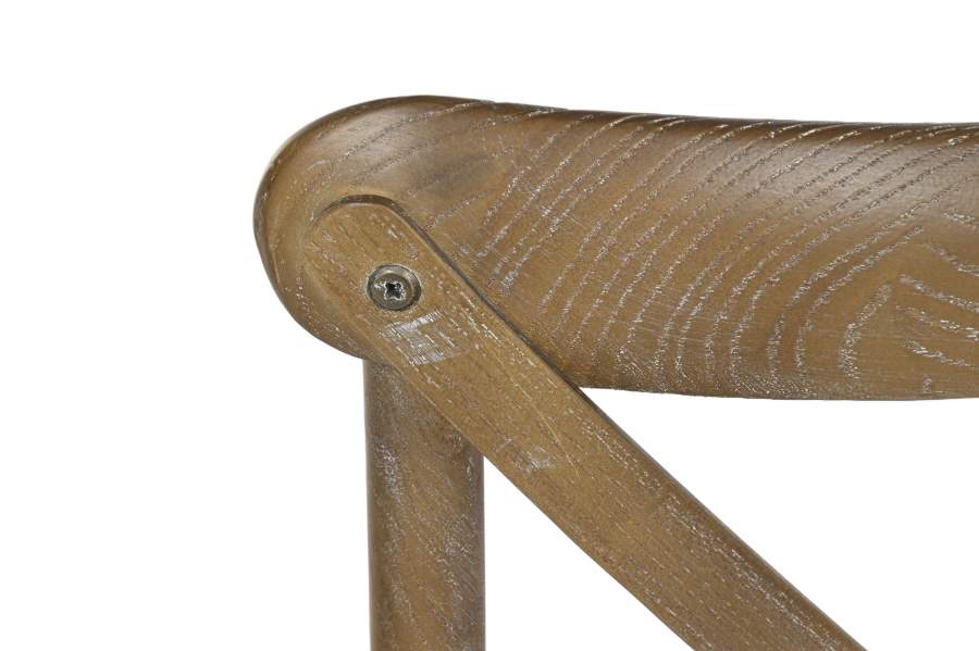 Silla Olmo Ratan 50X52_5X88 Crossback Envejecido
