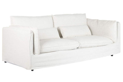 Sofa Poliester Pluma 230X98X90 Blanco Roto