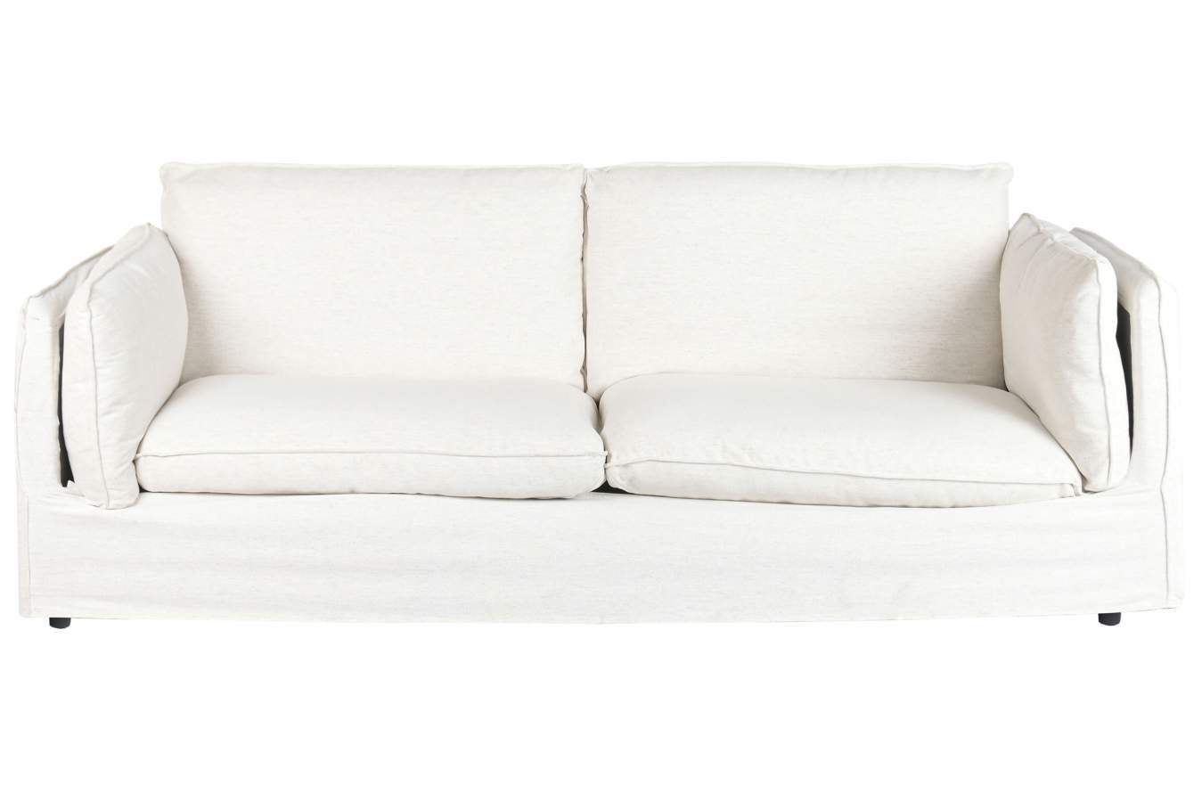 Sofa Poliester Pluma 230X98X90 Blanco Roto