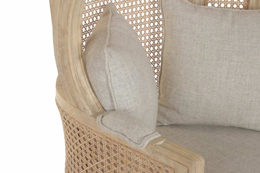 Sillon Madera Enea 87X73X163 Algodon Individual