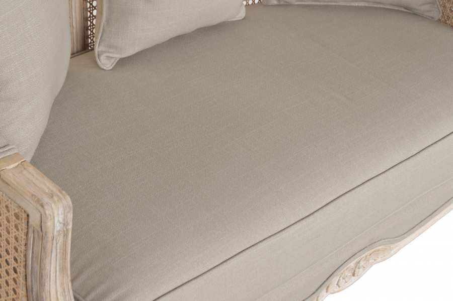 Sillon Madera Enea 125X58X155 Algodon Doble