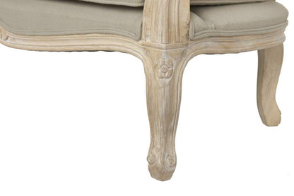 Sillon Madera Enea 125X58X155 Algodon Doble